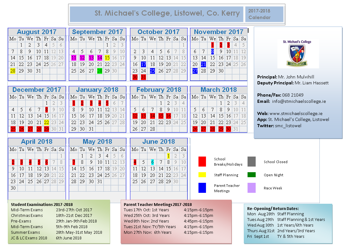 SMC Calendar